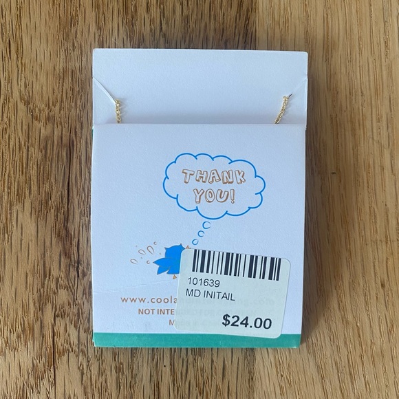 NWT Gold N Initial Dainty Pendant Layering Necklace - Picture 2 of 3